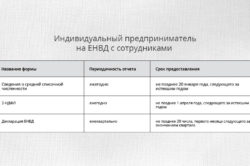 Сдача отчетности на ЕНВД