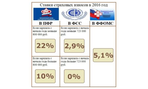 Ставки страховых взносов ИП